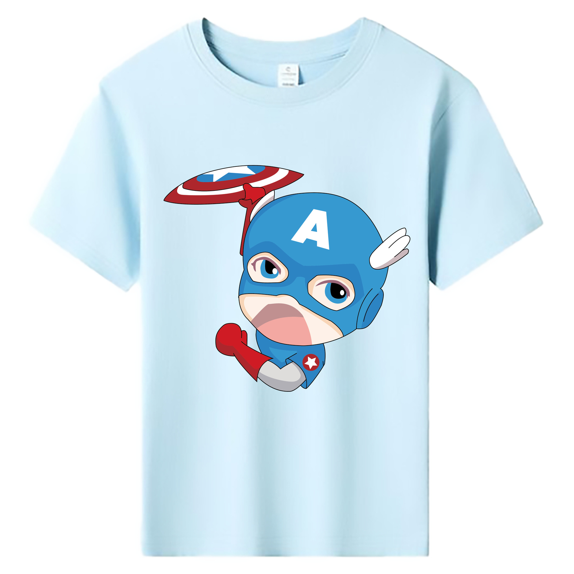（画像用） アベンジャーズ The Avengers 綿100％キッズTシャツ（フロントプリント）